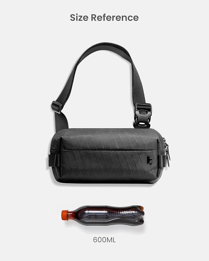 tomtoc Compact EDC Sling Bag 3L-10L, Minimalist Crossbody Bag Chest Shoulder - Image 8