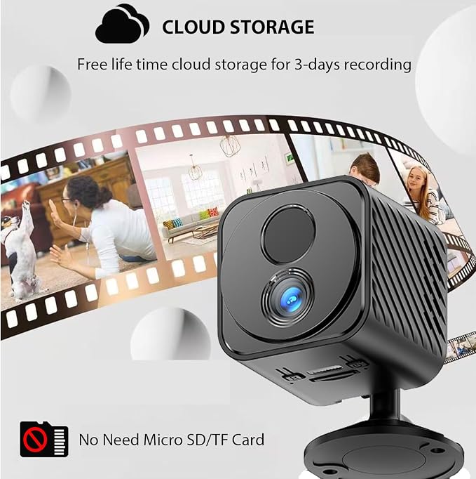 Mini Camera, 1080P Wireless Indoor Camera - Image 6
