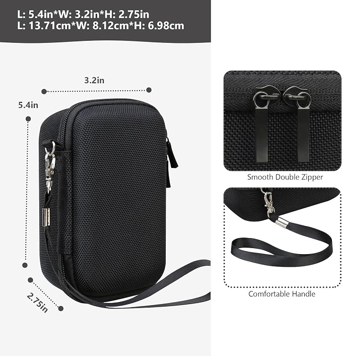Hard Travel Case for Sony ZV-1F / ZV-1 / ZV-1 II Digital Camera, Vlogger Camera - Image 3