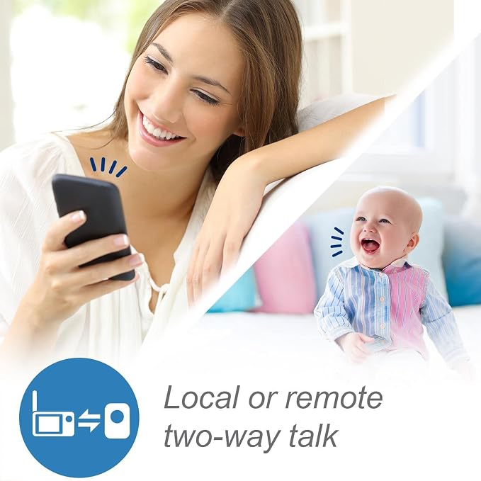 VTech RM5754HD RM5754HD Smart Wi-Fi 1080p Video Baby Monitor System - Image 2