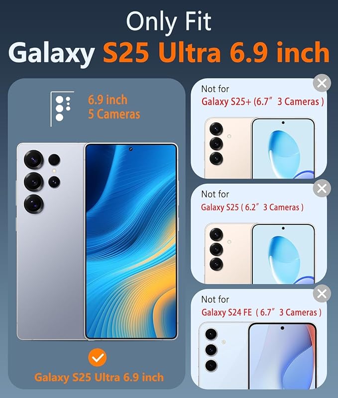 FNTCASE for Samsung Galaxy S25-Ultra Case: Magnetic Matte Military Grade Drop - Image 2