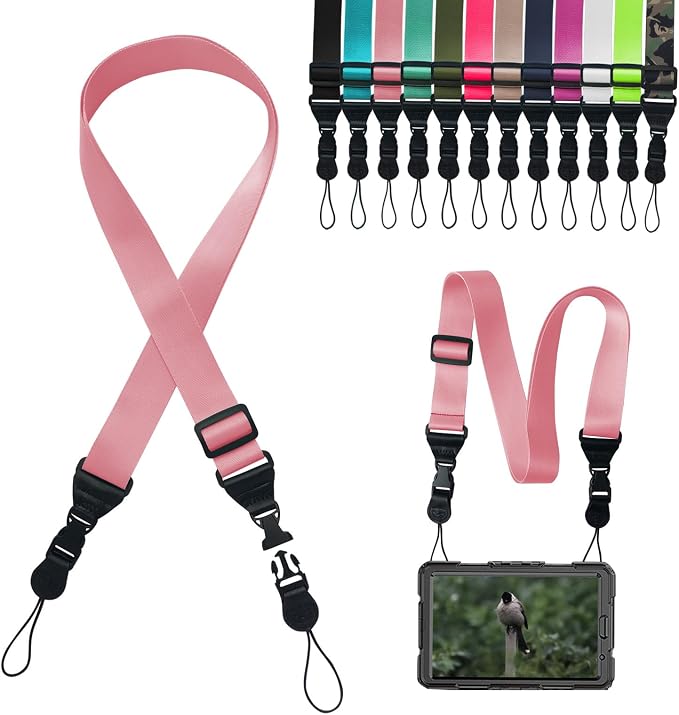 Adjustable Camera Strap Neck:Comfortable iPad Strap Nylon Neck Lanyard by Gowjaw