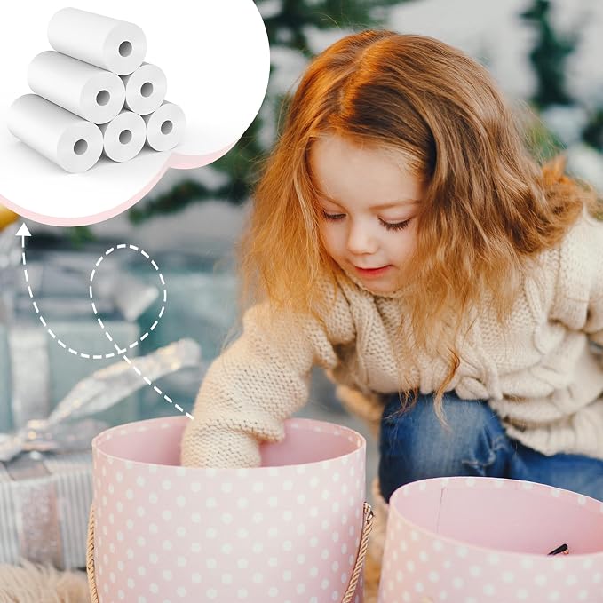 25 Rolls Kids Camera Instant Print Refill Paper Set, Phetium HD Printing - Image 7