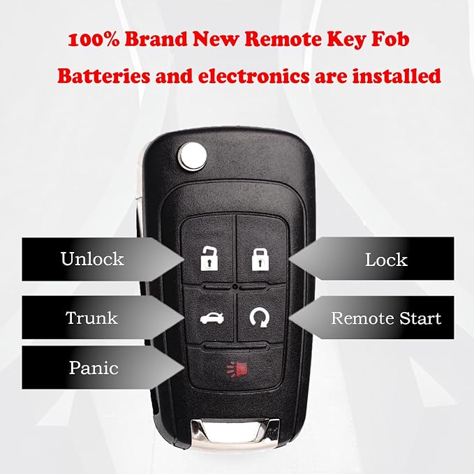 MechanMagic Remote Flip Key Fob Replacement Fits - Image 5