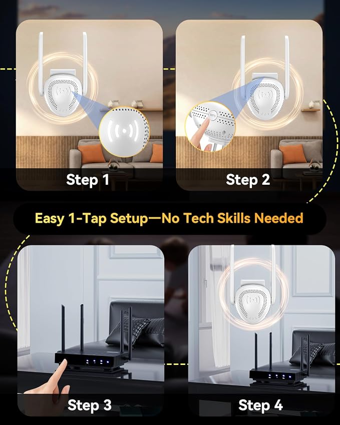 2026 Upgraded WiFi Extender for Home, High-Speed Wireless Internet Repeater - Image 5
