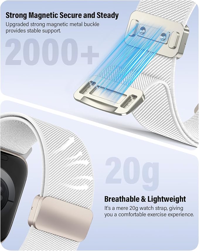 Stretchy Band Compatible with Apple Watch Bands 40mm 38mm 41mm 42mm 44mm 45mm - Image 4