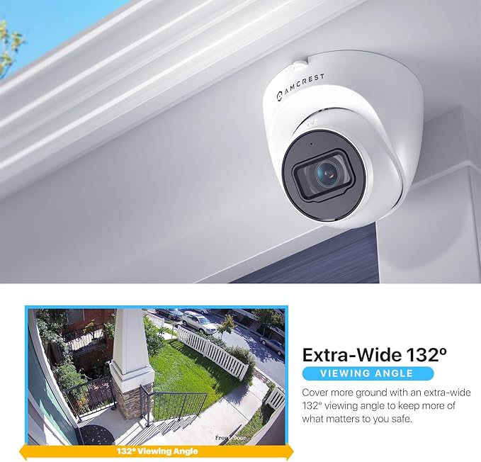 Amcrest 5MP Turret POE Camera, UltraHD Outdoor IP Camera POE - Image 5