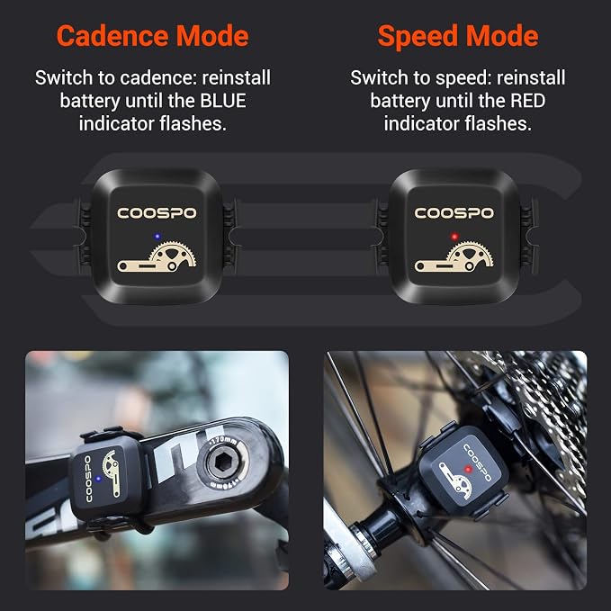 COOSPO Bike Computer GPS Wireless, ANT+ Cycling Computer GPS - Image 8