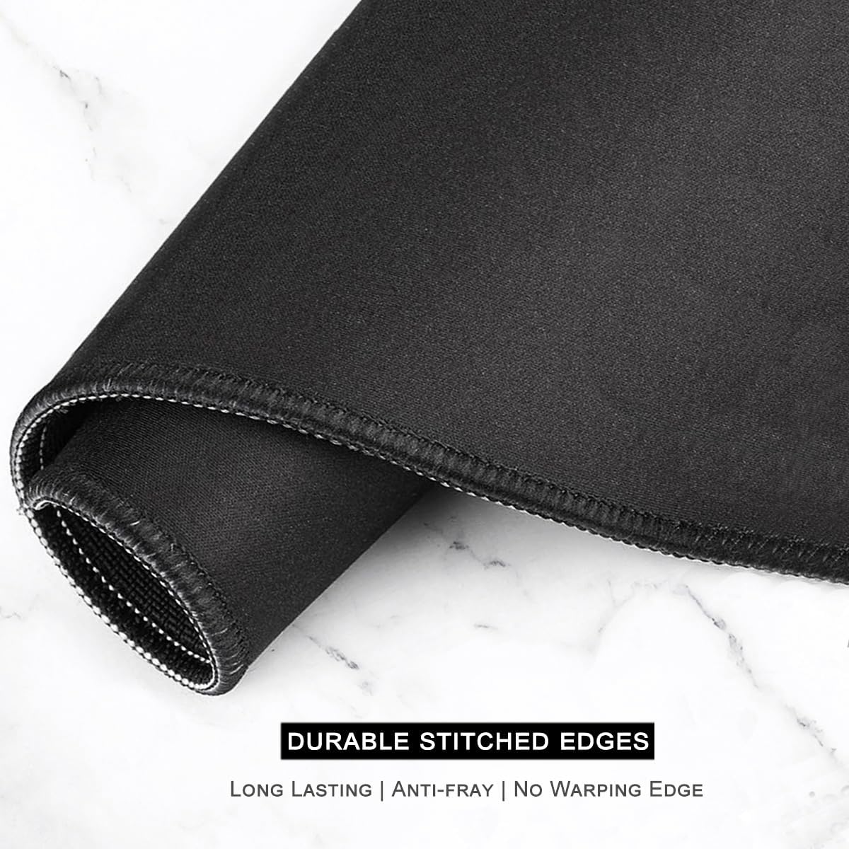 Auhoahsil Large Mouse Pad, XXL Gaming Mousepad, Desk Mat for Desktop, Thick Rubber, Big & Long Size, Stitched Edges, Full Desk Pad for Laptop & Computer, Extended 31.5 x 11.8 in, Ink Misty Forest