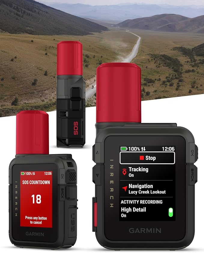 Garmin inReach Mini 3 Plus Rugged Global Satellite Communicator, Touchscreen - Image 8