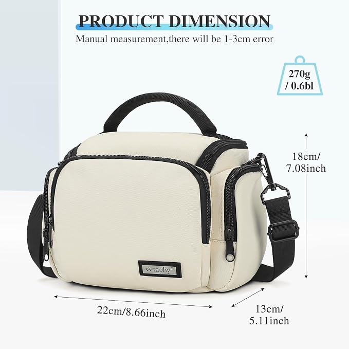 G-raphy Camera Bag Case Compact Lightweight Shoulder Crossbody Sling - Image 2