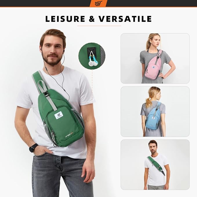 SKYSPER Sling Bag RFID Crossbody Sling Backpack Cross Body Shoulder Bag Travel - Image 6