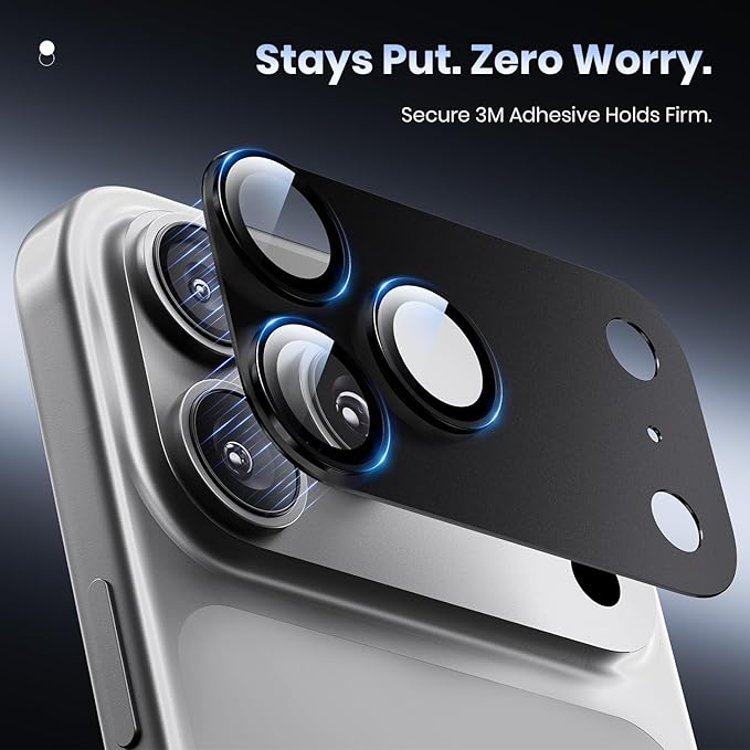Hoerrye for iPhone 17 Pro Camera Lens Protector - Image 4