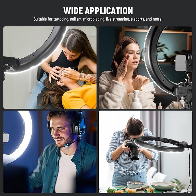 NEEWER Ring Light 18inch Kit: 55W 5600K Professional LED - Image 2