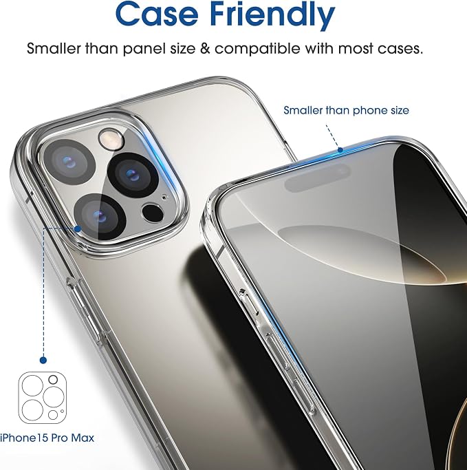 amFilm Auto-Alignment OneTouch for iPhone 16 Pro Screen Protector + Camera Lens - Image 5