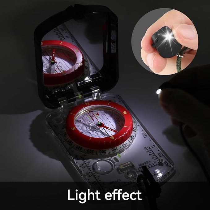 Compass Hiking Survival, Wilderness Survival Compass - Image 4