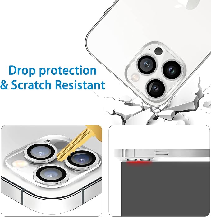 Dengduoduo 3 Pack Tempered Glass Camera Lens Protector - Image 4