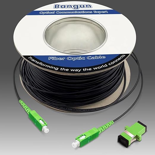 75 Meters Outdoor Armored SC/APC to SC/APC Fiber Optic Internet Cable, Low - Image 8