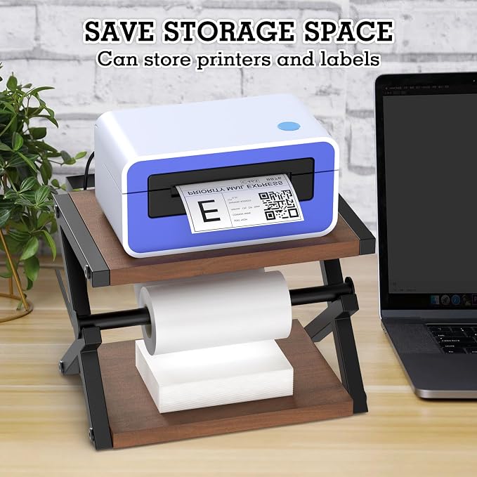 Alyoen Label Holder for Rolls and Fan-Fold Labels, Thermal Shipping Label - Image 7