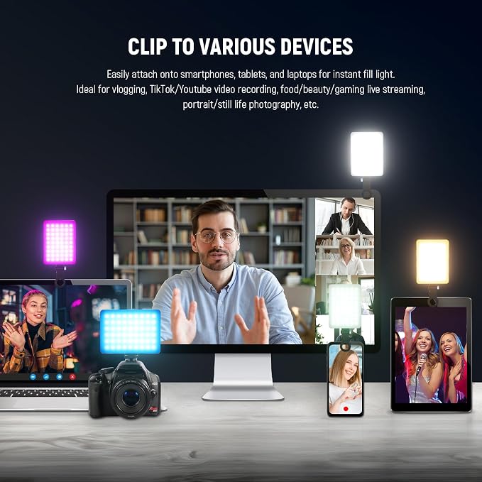 NEEWER VL67C RGB Selfie Light - Image 3