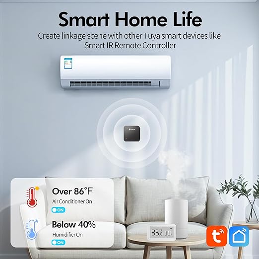 eMylo Smart WiFi Thermometer Hygrometer 2 Pack, Indoor Wireless Temperature - Image 4