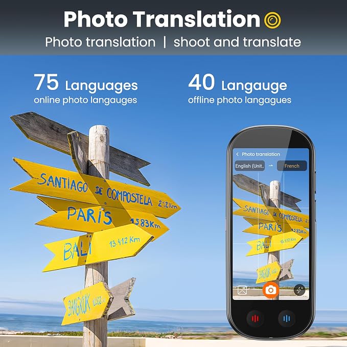 Language Translator Device No WiFi Needed, AI Translator - Image 5