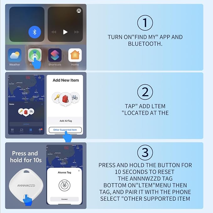 ANNNWZZD Tag 4 Pack Item Finders - Image 6