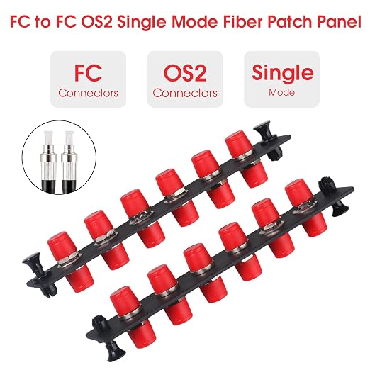 6 Simplex FC/UPC Fiber Patch Panel - Image 4