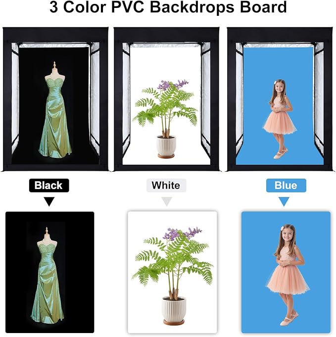 48"x64"x40" Large Photo Studio Light Box Photography, 8 Light LED Panels - Image 4