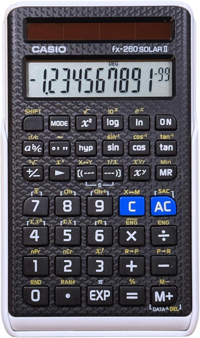Casio fx-260 Solar II Scientific Calculator | 10-Digit Display | Fraction & - Image 2
