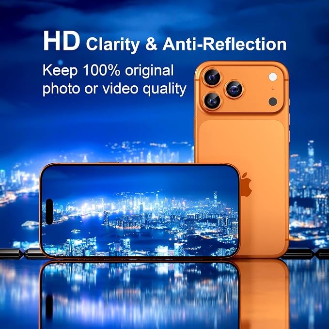Misea Compatible for iPhone 17 Pro/iPhone 17 Pro Max Camera Lens Protector - Image 4