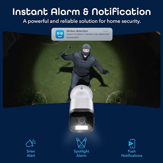 Geeni Hawk 3 4MP Smart Outdoor Security Camera 2-Pack – 2K Ultra HD WiFi - Image 5