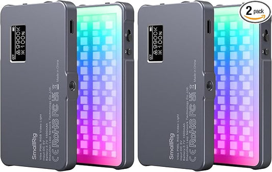P96L RGB Video Light by SmallRig, Portable Metal LED Camera Light, 2500-8000K by findvloggingaccessorieshere