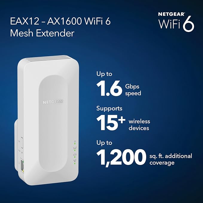 NETGEAR WiFi 6 Range Extender - Image 2