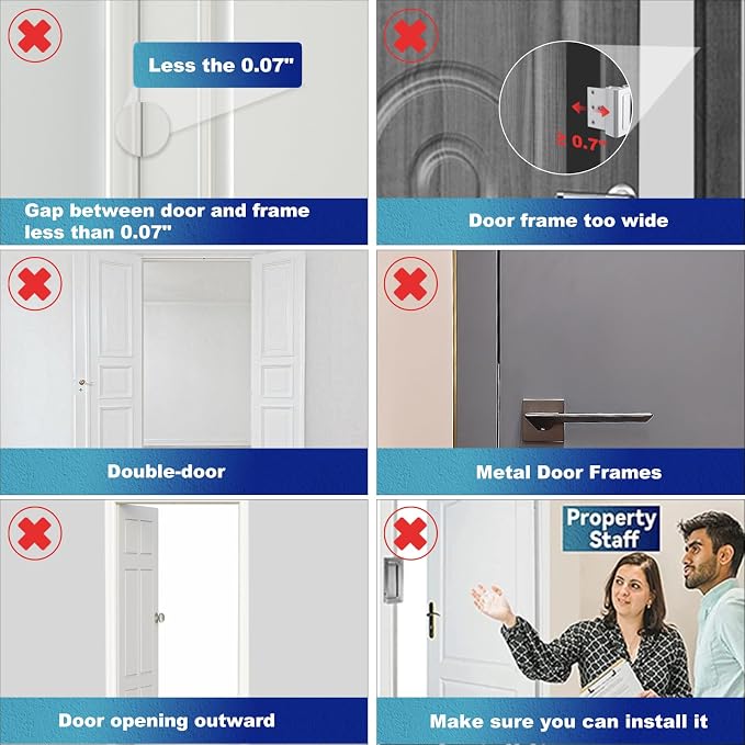 Door Reinforcement Lock Withstands 800lbs of Force - Image 2