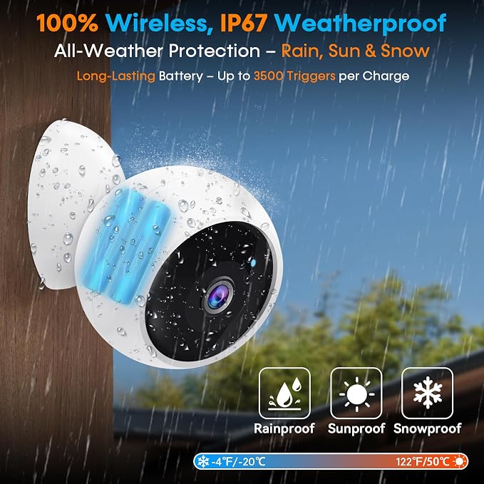 AMTIFO Security Cameras Wireless Outdoor Magnetic - Image 7