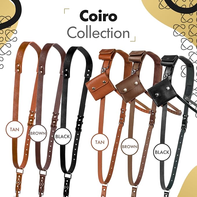 C Coiro Leather Camera Strap Crossbody - Image 5