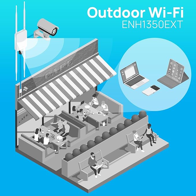 EnGenius ENH1350EXT Wi-Fi 5 AC1300 Outdoor Access Point - Image 5