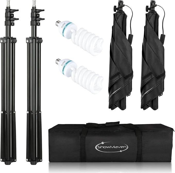 ShowMaven Softbox Lighting Kit, Studio Lights - Image 5