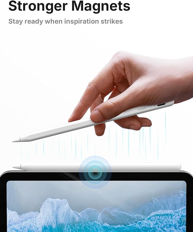 Metapen Pencil A8 V4 for iPad 2018-2026, Upgrade Magnetic Attraction, 2X Fast - Image 4
