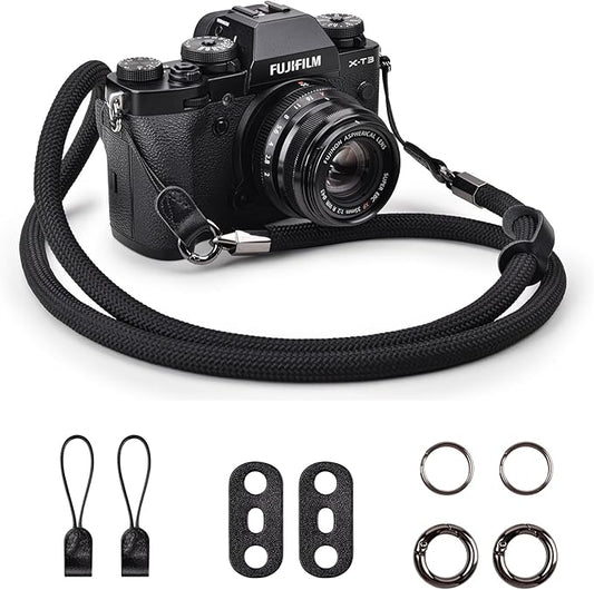 VOVMOEYA Nylon Braided Camera Rope Strap, Camera Neck Shoulder Strap by VOVMOEYA
