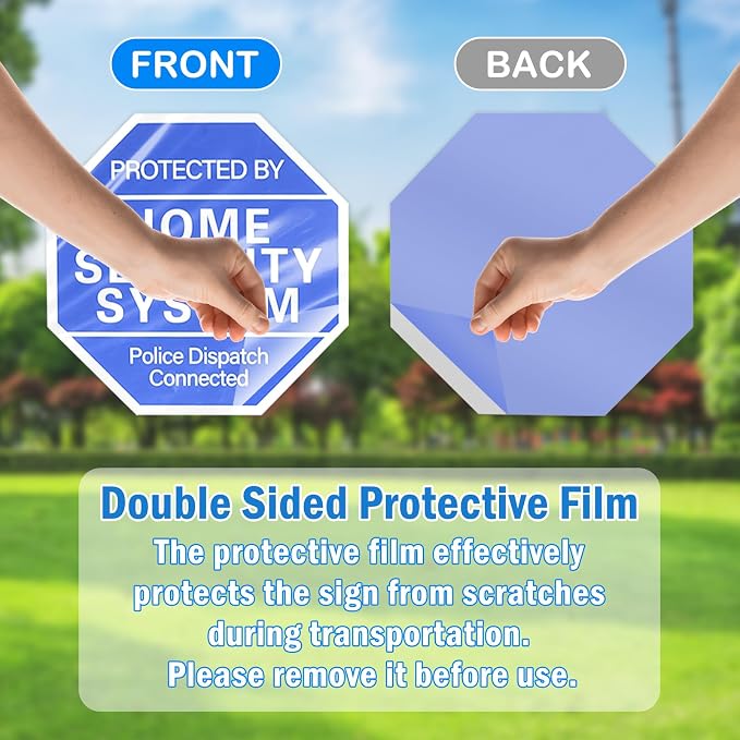 Protected By Home Security System Signs - Image 8