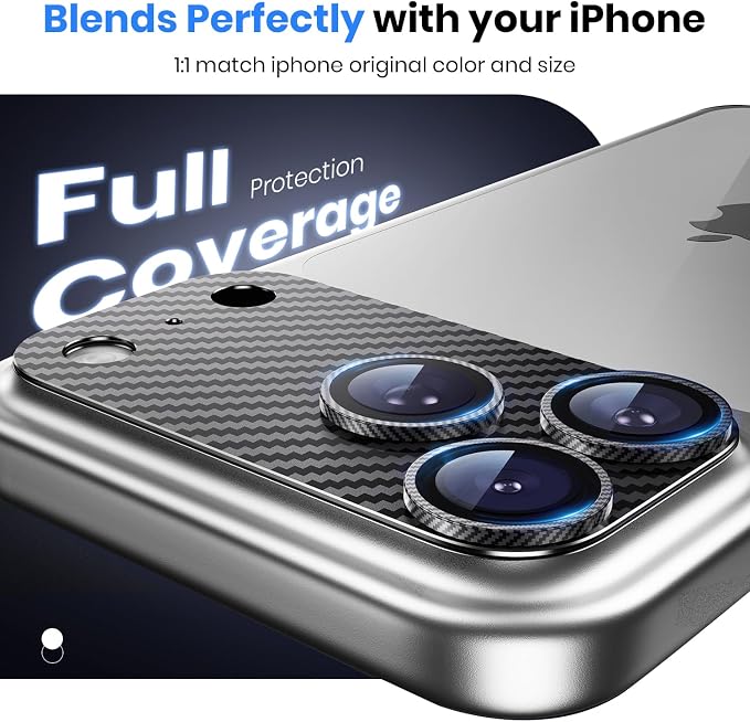 Hoerrye for iPhone 17 Pro Camera Lens Protector - Image 3