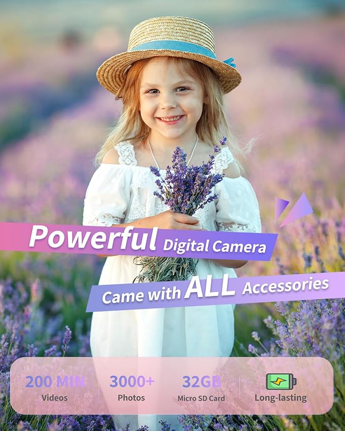 Digital Camera, FHD 1080P Point and Shoot Camera - Image 3