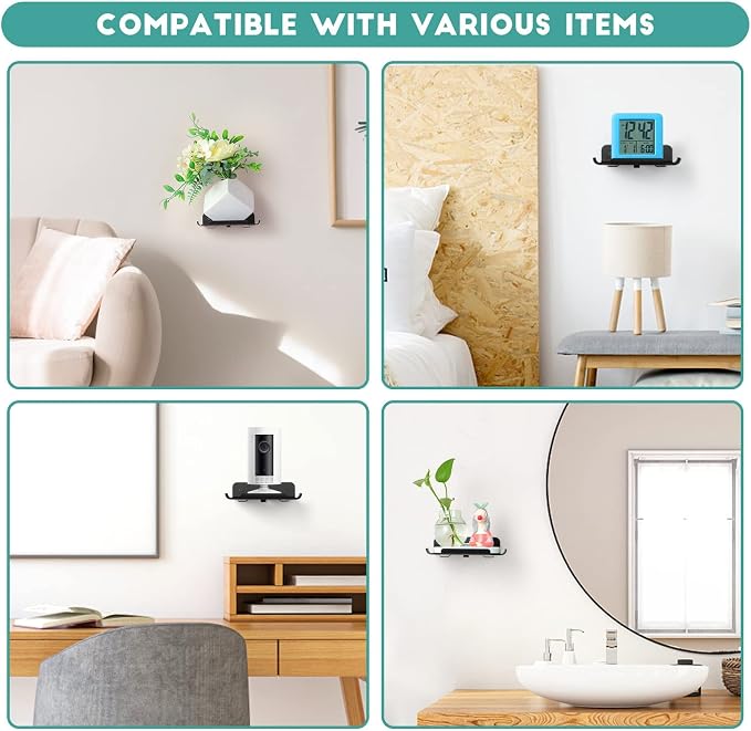 Small Wall Shelf, 4.7" Floating Shelves - Image 2