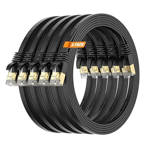 Cat7 Ethernet Cable 100FT-Black-10Gbps High Speed Outdoor&Indoor Double Shielded - Image 9