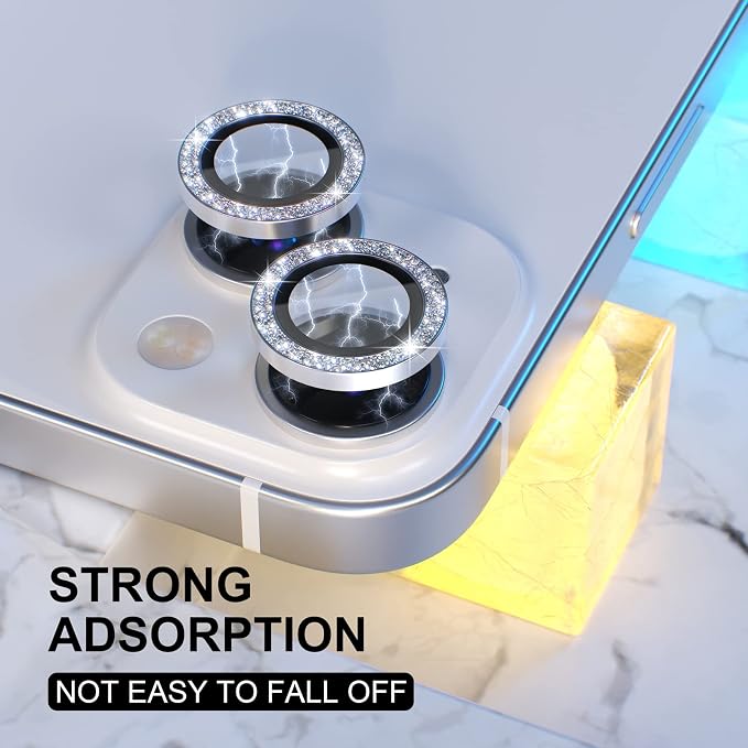 Choiche Compatible for iPhone 14 /iPhone 14 Plus Camera Lens Protector Bling - Image 6