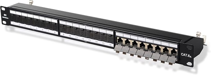 Cable Matters Rackmount or Wall Mount 24-Port Shielded RJ45 Patch Panel - Image 5