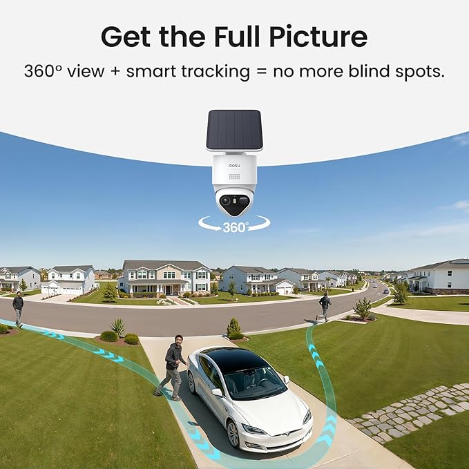 aosu T2 Ultra 4K Security Cameras Wireless Outdoor, 4 Cam Kit, Smart Home - Image 7
