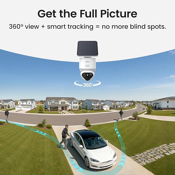 aosu T2 Ultra 4K Security Cameras Wireless Outdoor, 2 Cam Kit, Smart Home - Image 7